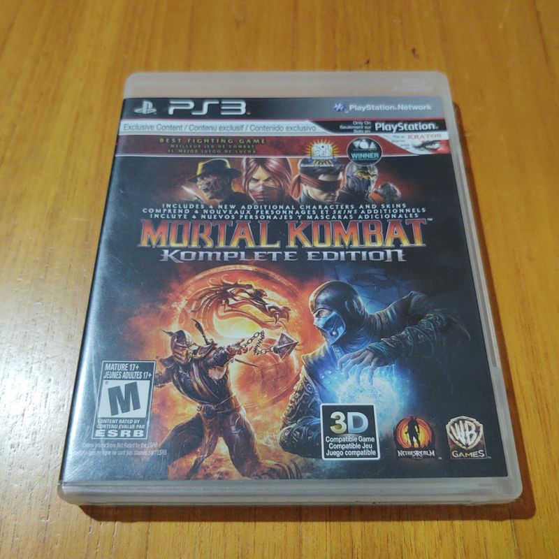 Mortal Kombat - Komplete Edition - Jogo Ps3 | Jogo de