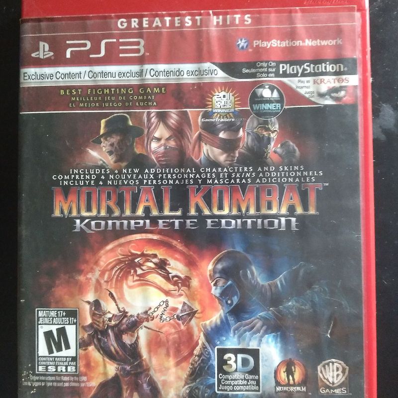 Mortal Kombat Komplete Edition (Greatest Hits) for PlayStation 3