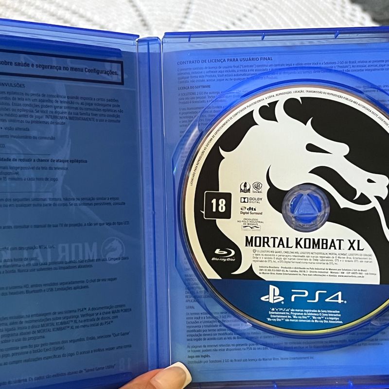 Mortal Kombat Xl Playstation 4 Mídia Física, Jogo de Videogame Playstation  4 Nunca Usado 84077154