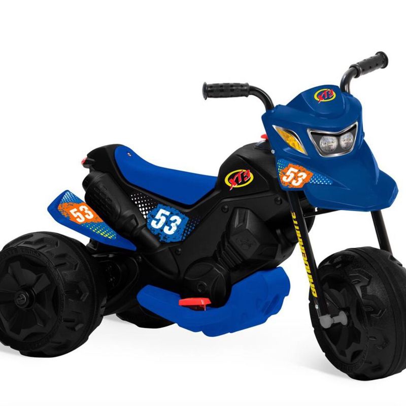 Triciclo Moto Elétrica Infantil Masculina XT3 Cross 2 Marchas Azul -  Bandeirante - Isas Brinquedos e Bikes