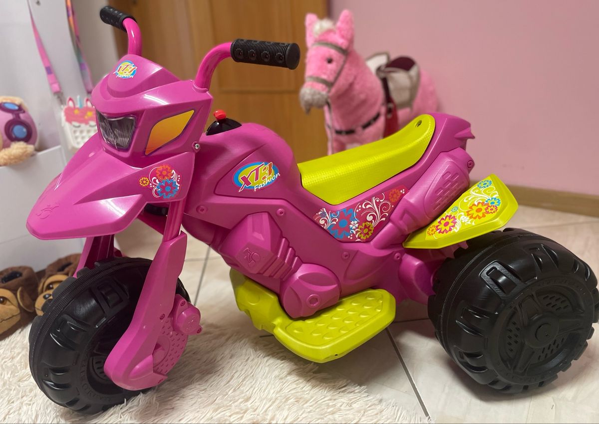 MOTO XT3® PINK ELÉTRICA 6V - Brinquedos Bandeirante