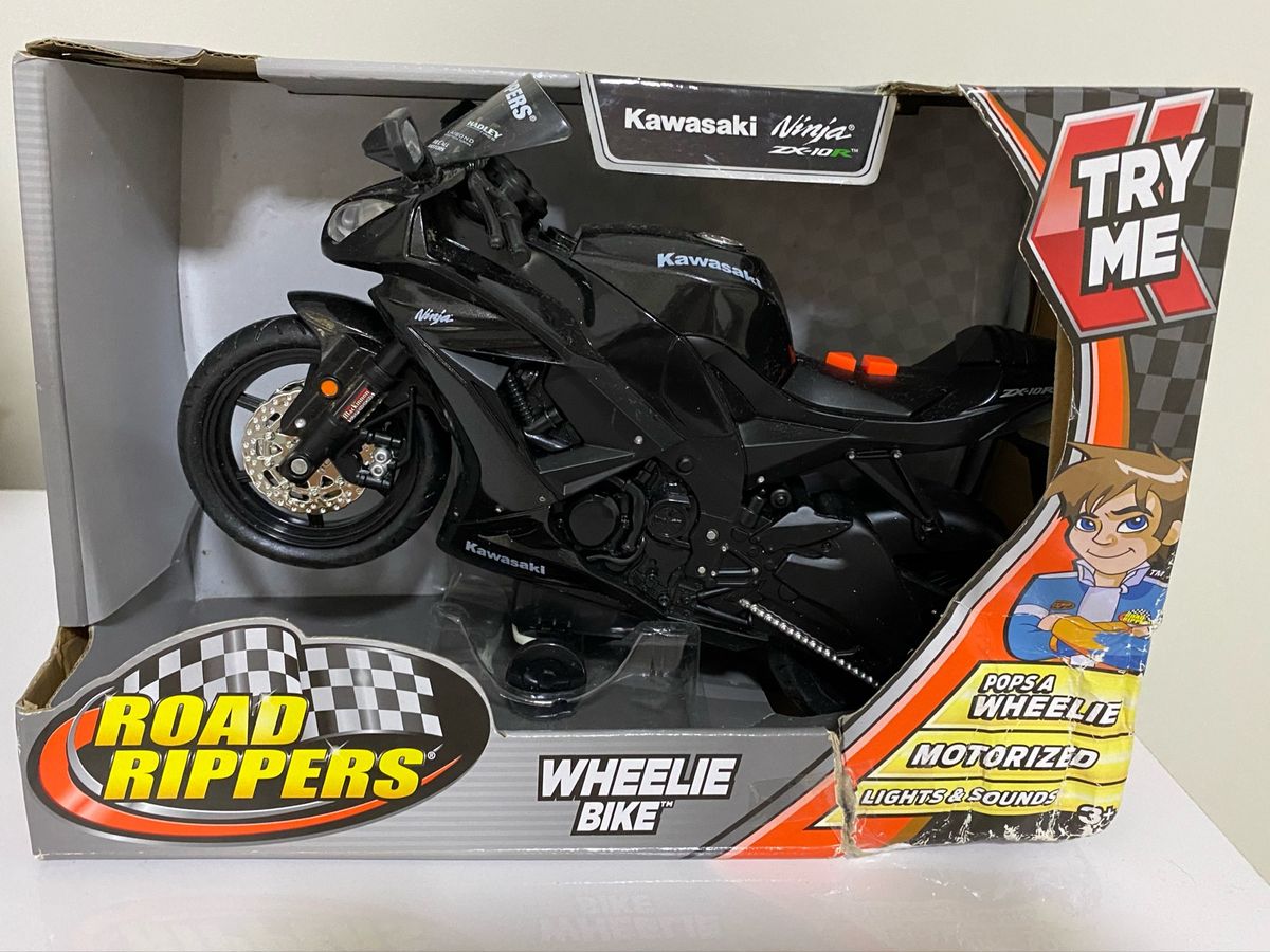 Moto Kawasaki Ninja Zx- 10r | Brinquedo Road Rippers Nunca