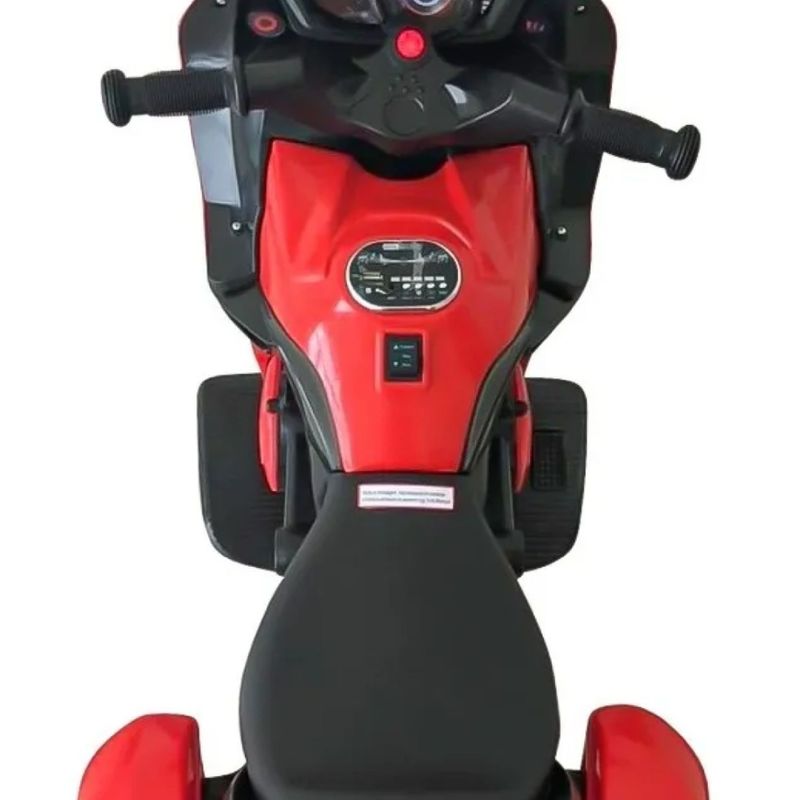 Moto Elétrica Infantil BZ R1 12V Vermelha com Rodinhas de Apoio, Música e  Luzes BARZI MOTORS