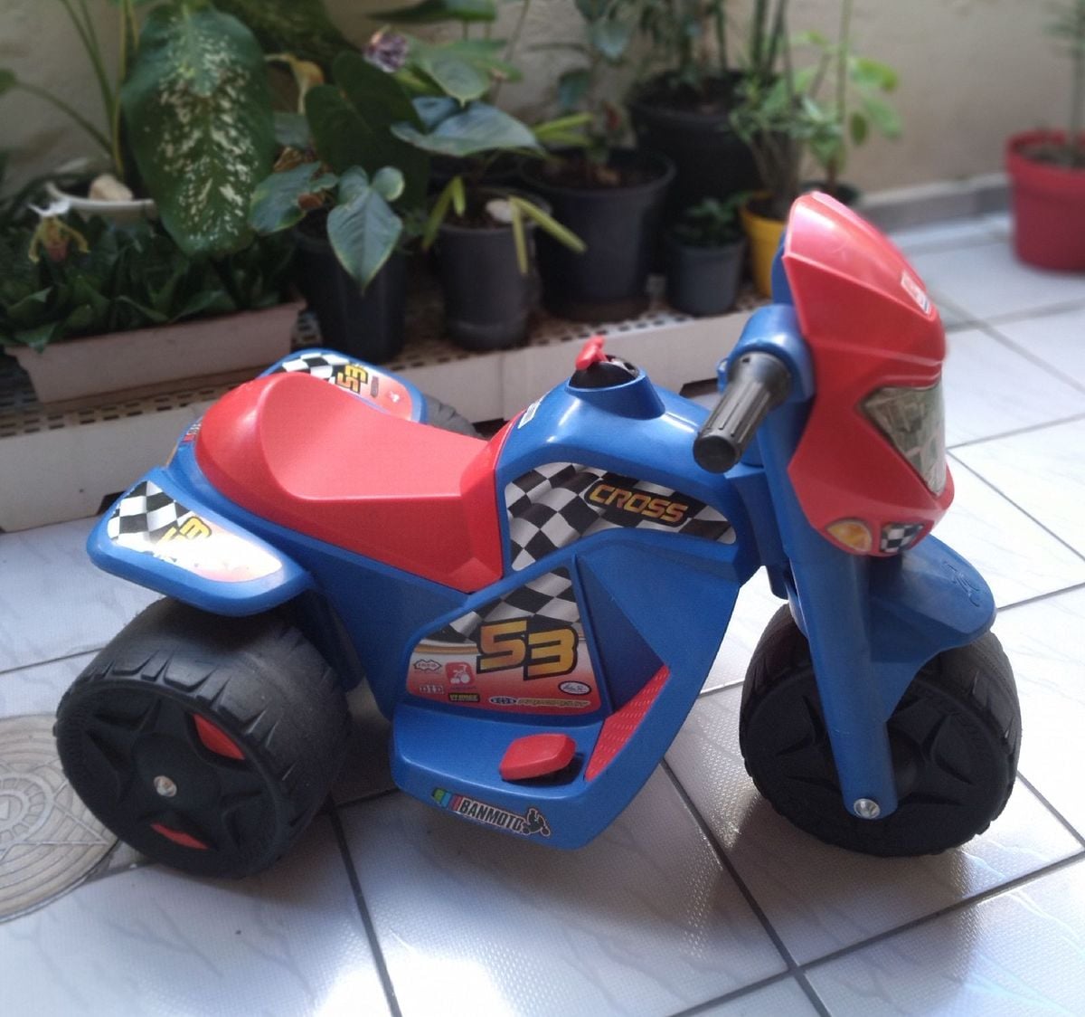Motoca Elétrica Banmoto 6v Bandeirantes | Brinquedo Bandeirante Usado ...