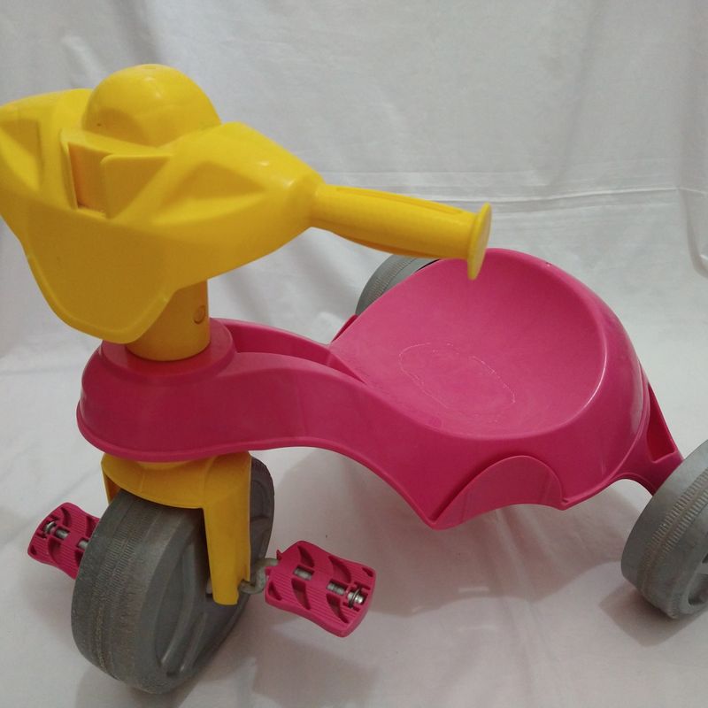 Motoca-Triciclo Infantil Bandeirante Kid Cross Rosa