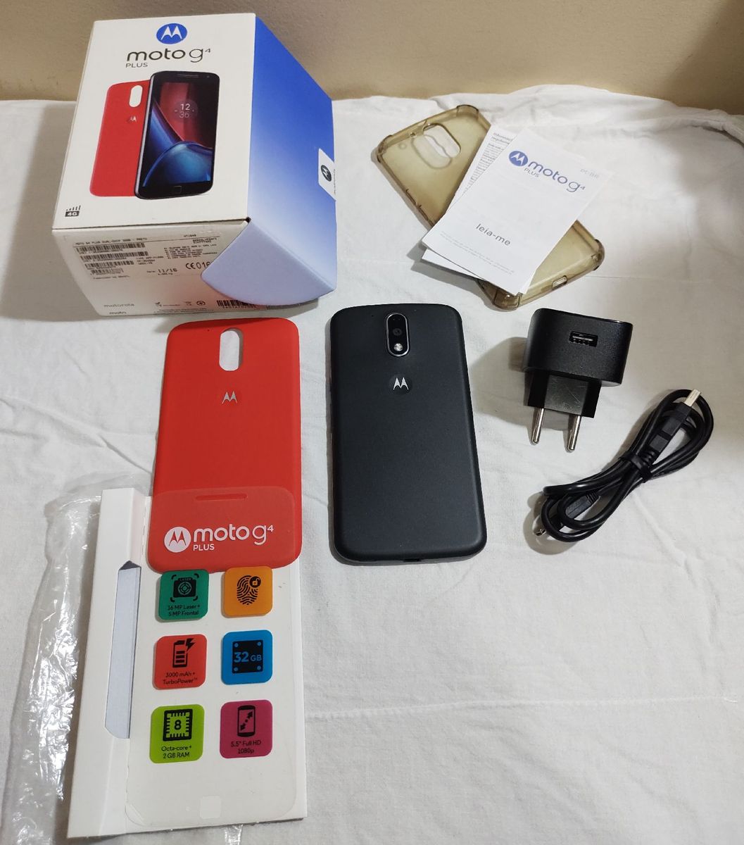 Motorola Moto G4 Plus 32GB - Vermelho - PRODUTO USADO!