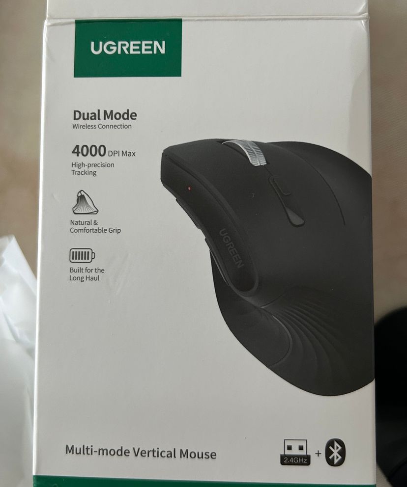 Mouse Anatômico Ugreen 4000 Dpi Bluetooth Wireless | Item Info & Eletro ...
