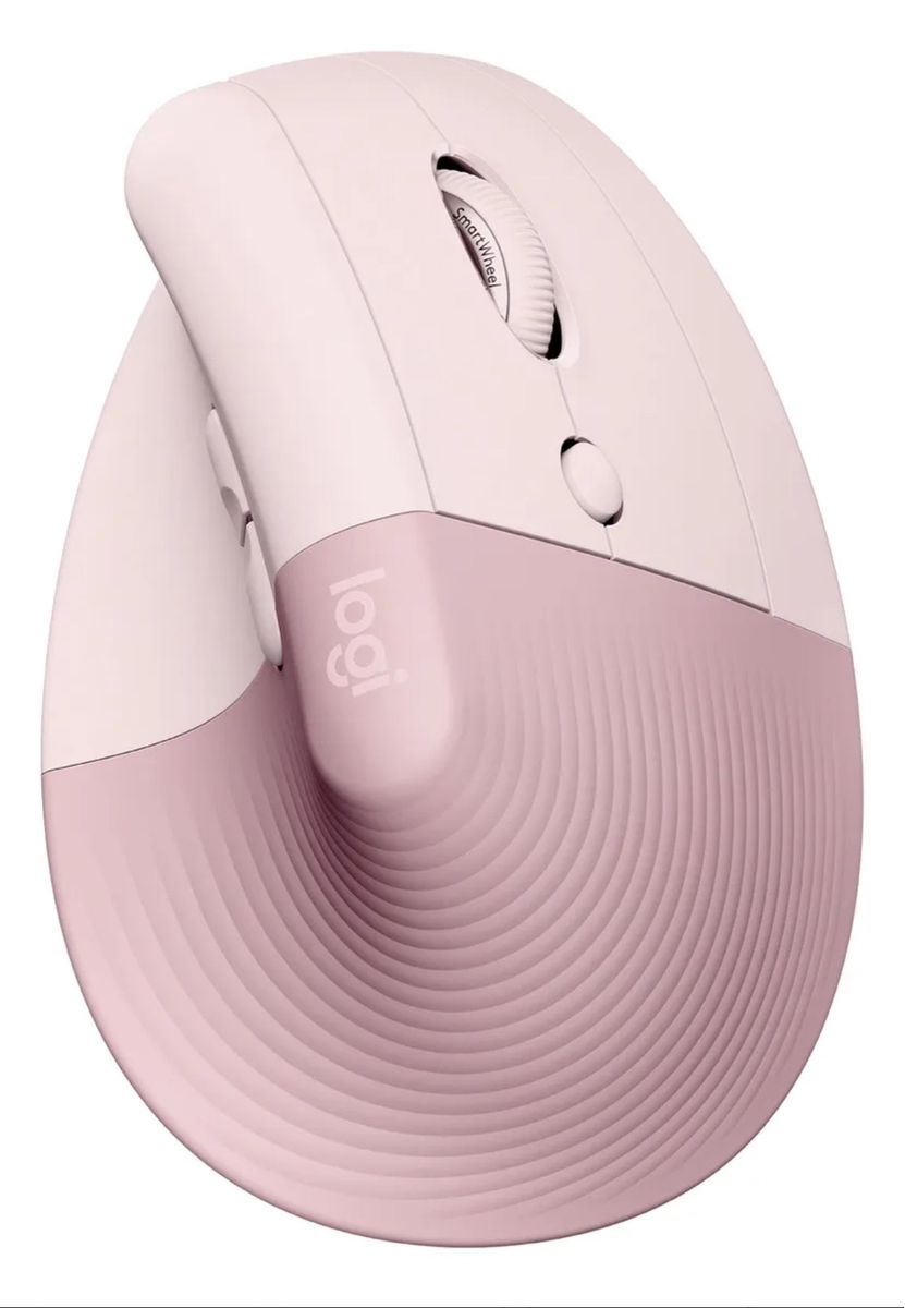 Mouse Ergonômico Logitech Rosa | Mouse p/ Computador Logitech Usado ...