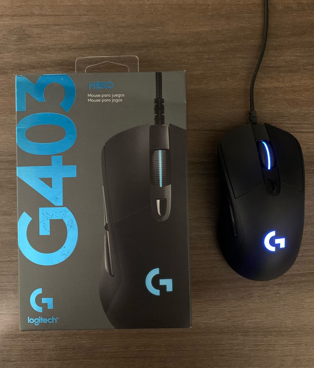 Mouse Gamer Logitech G403 Hero com Rgb Lightsync, Sensor Hero 16k ...