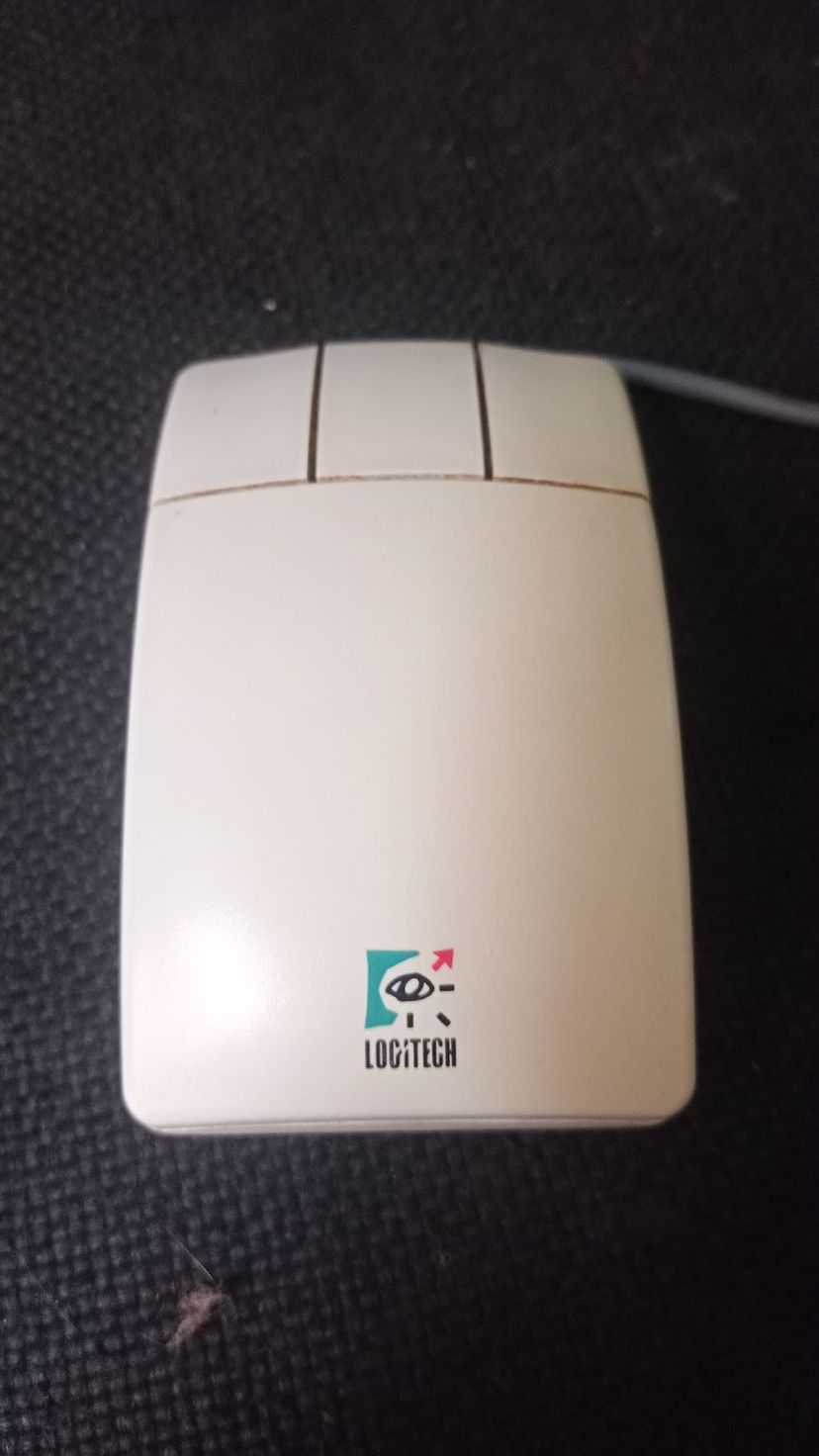 Mouse Logitech Serial Colecionável | Mouse p/ Computador Logitech Usado ...