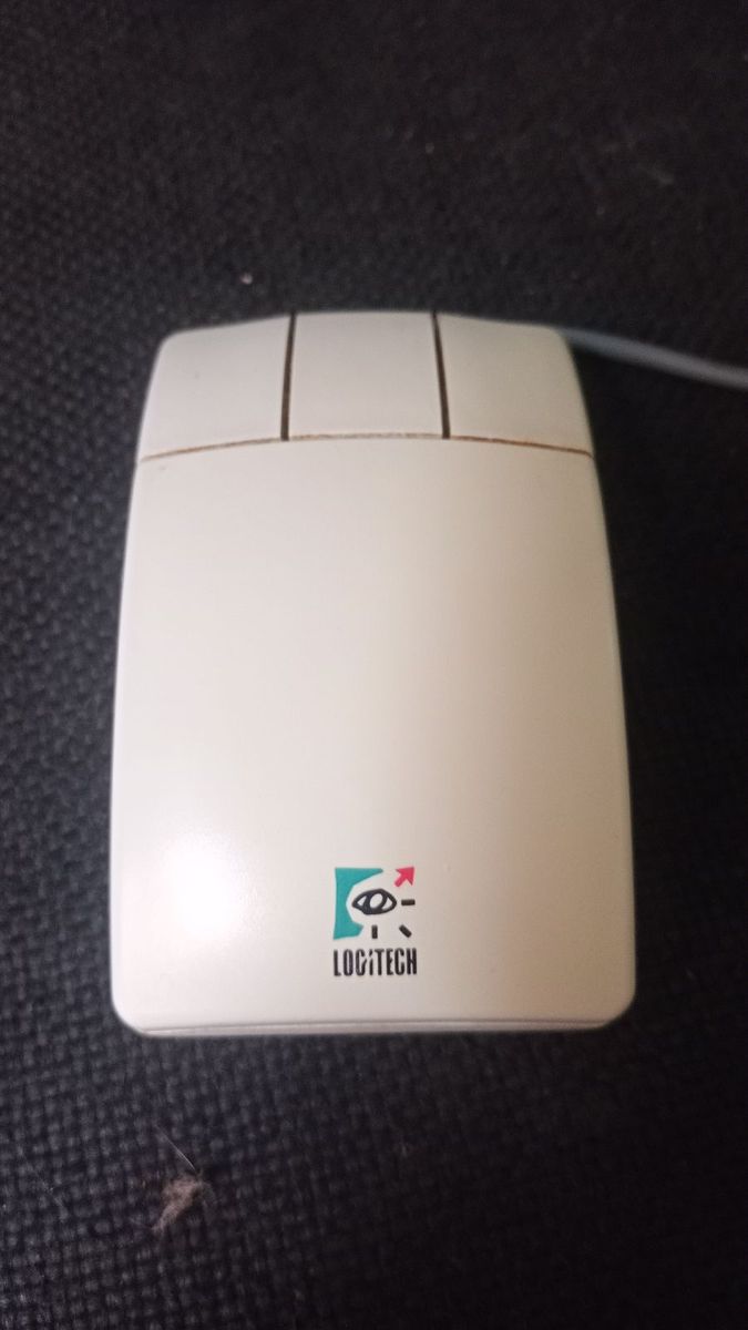 Mouse Logitech Serial Colecionável | Mouse p/ Computador Logitech Usado ...