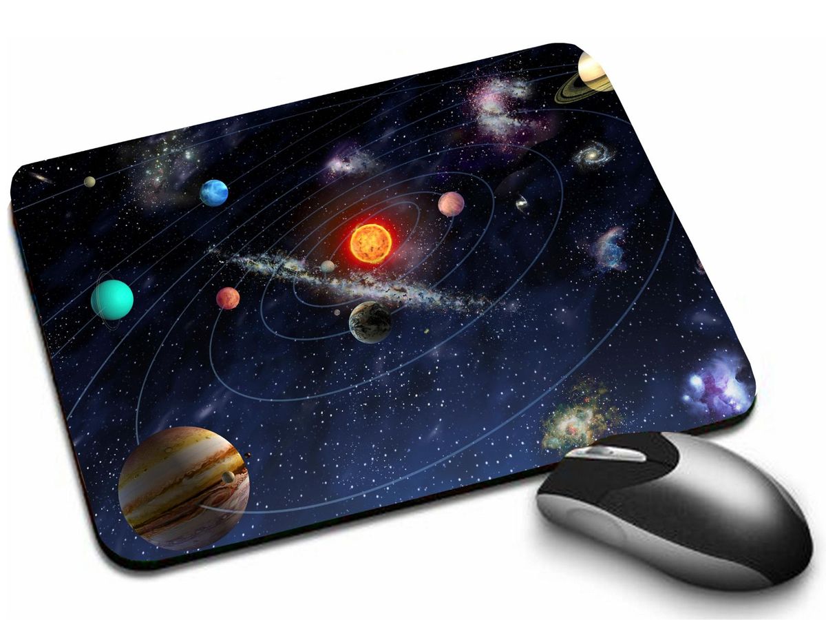 Mousepad Sistema Solar, Planetas, Universo, Espaço - 17x22 | Mouse p ...