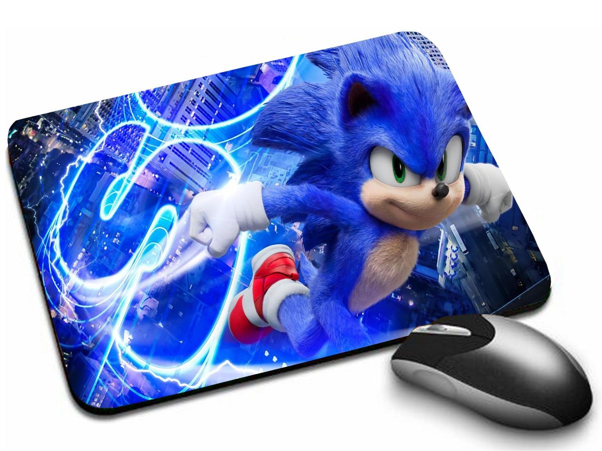 Mouse Pad 22x18cm Gamer Sonic The Hedgehog 177 em Promoção na Americanas