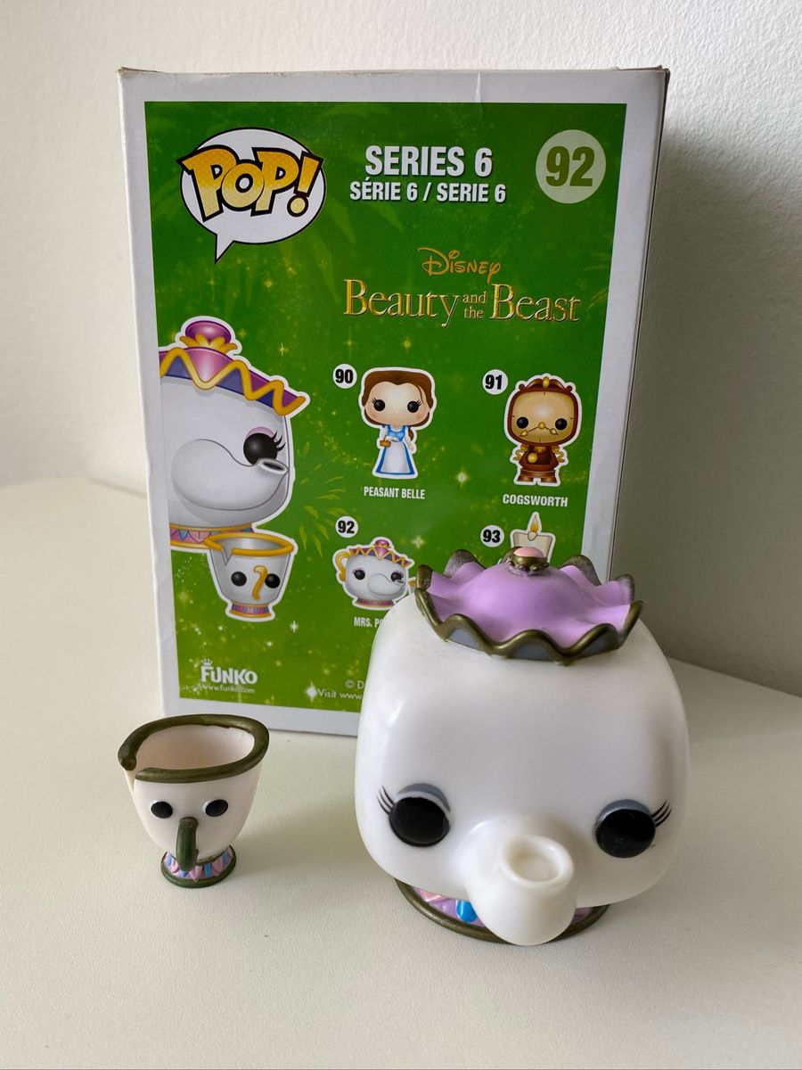 Mrs Potts And Chip - Funko Pop | Filme e Série Funko Pop Nunca Usado ...