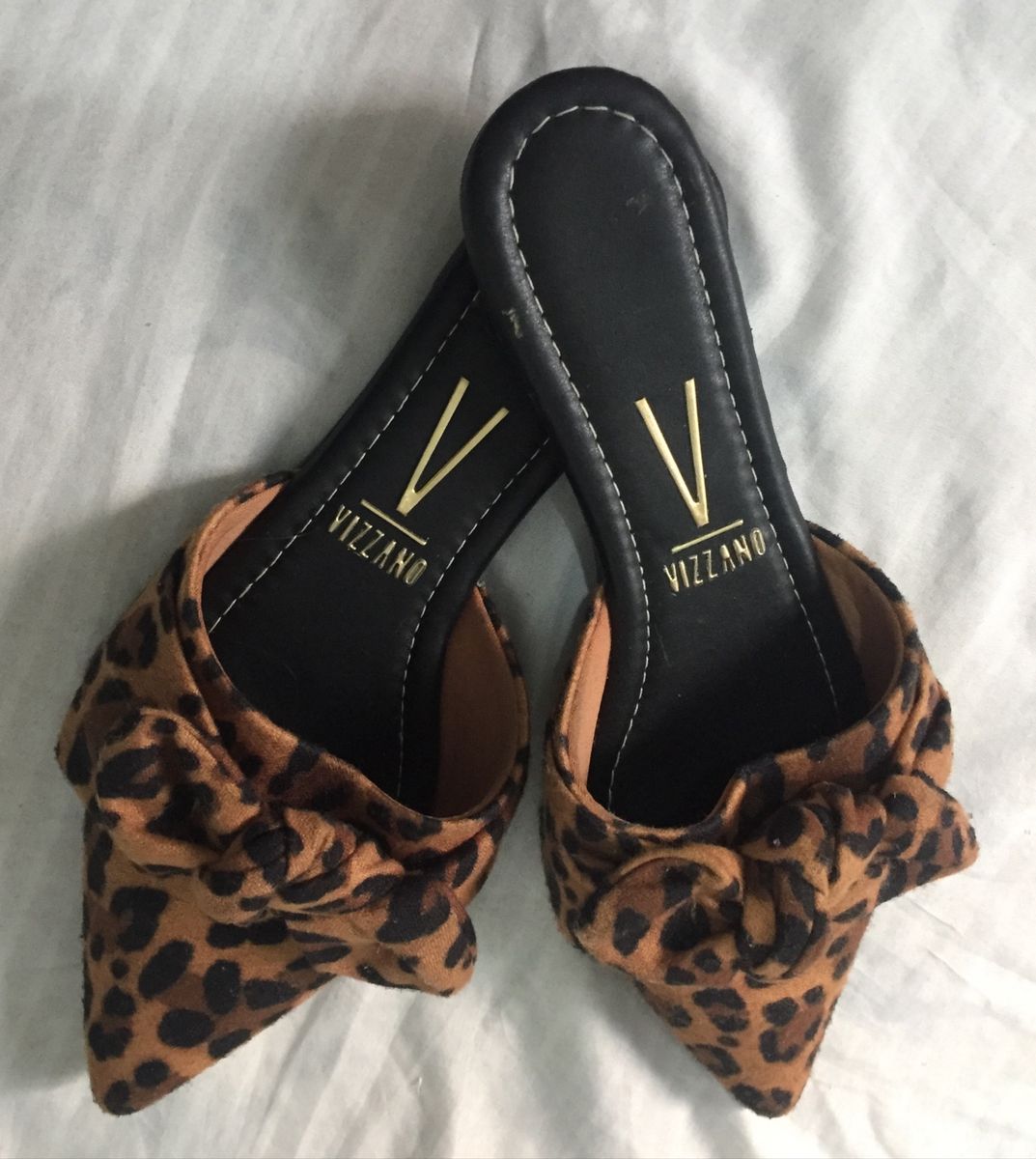 mule vizzano animal print