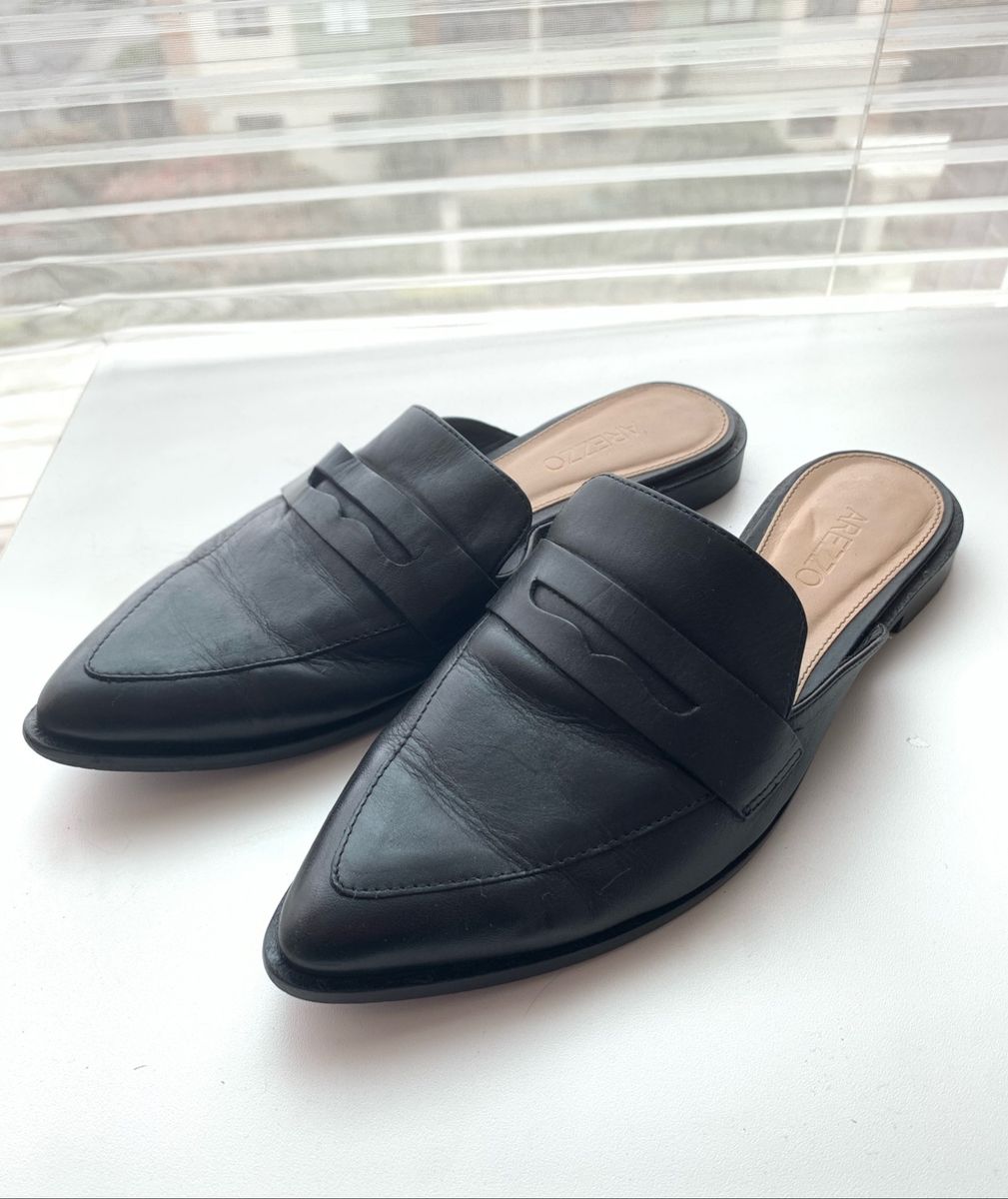 sapato mule arezzo