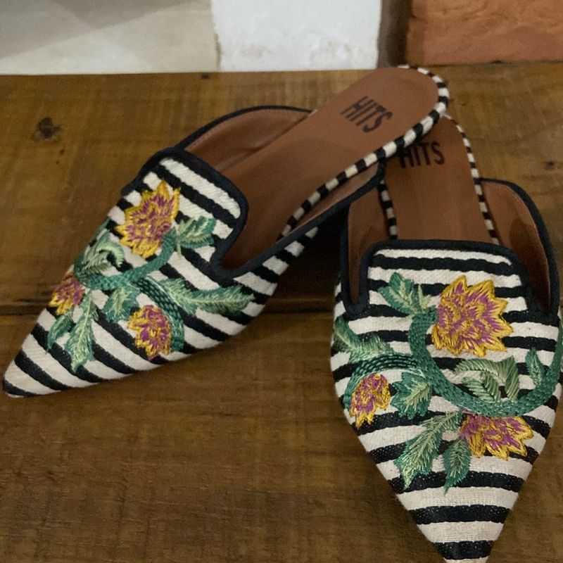 Mule Bordado Sapato Feminino Hits Usado 95317831 enjoei