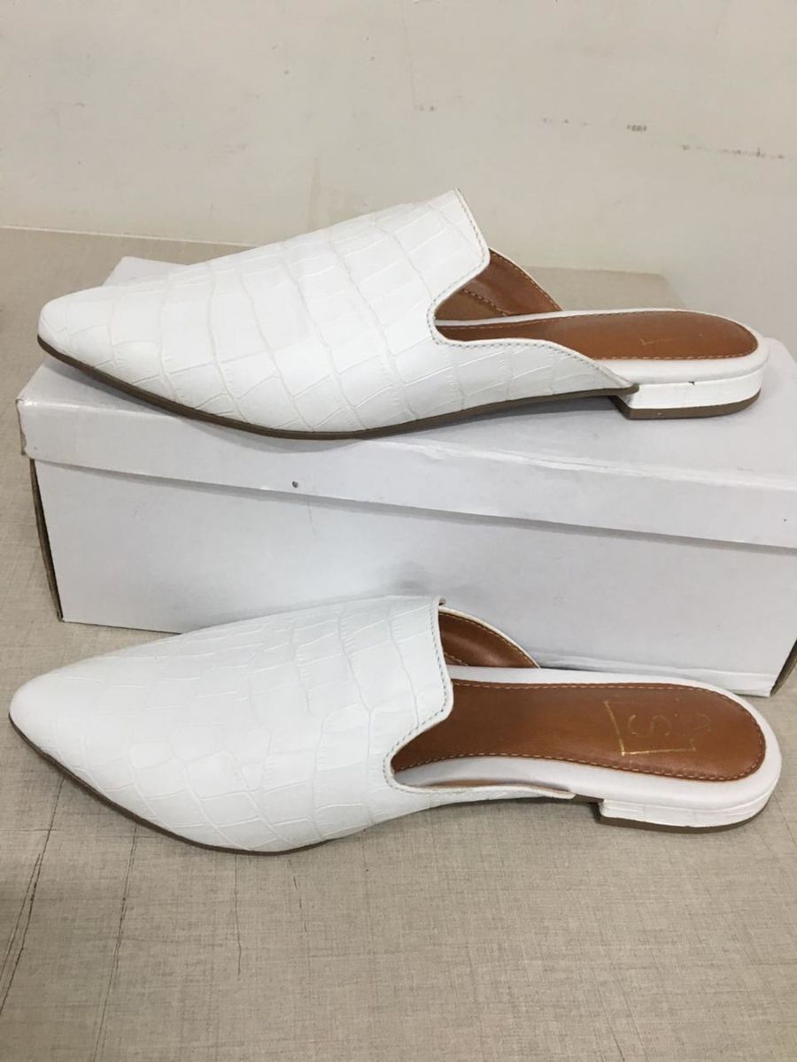 mule branco feminino