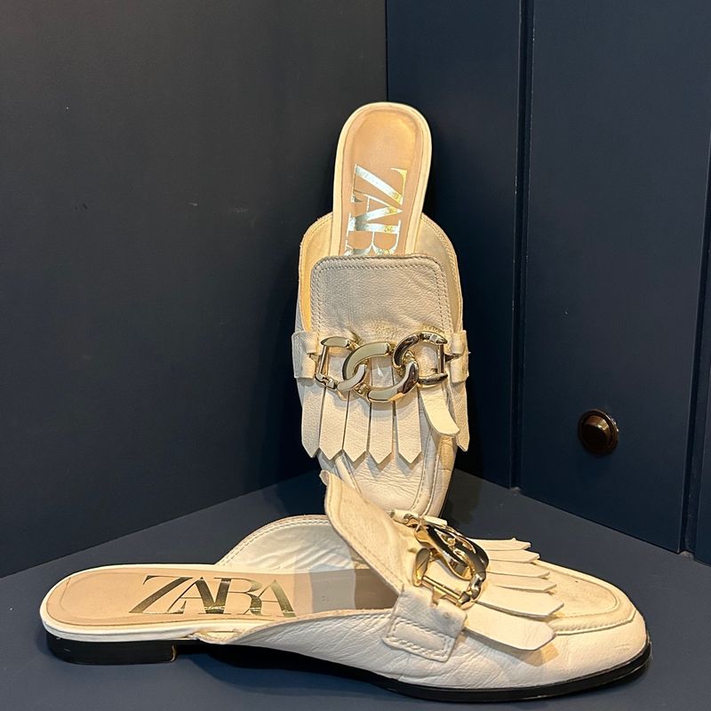 Zara Sapatos Slippers Feminino Sapatos Altos Zara