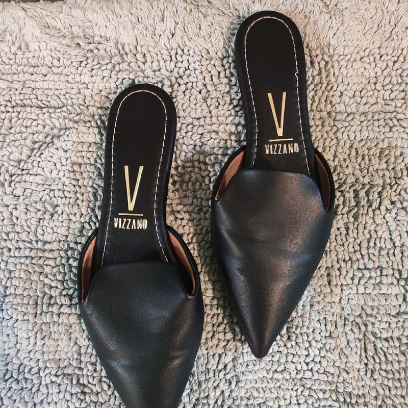 Sapatilha Mule Vizzano Sapato Feminino Mule Sapato Mule Vizzano