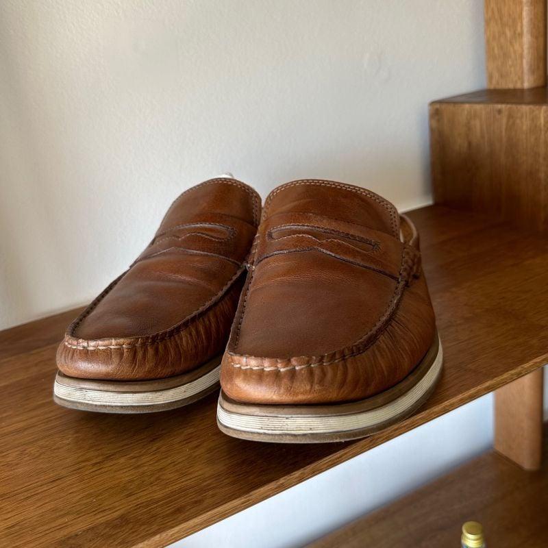 Sapato Mule Masculino Democrata Mocassim Mule Democrata Denim Flow