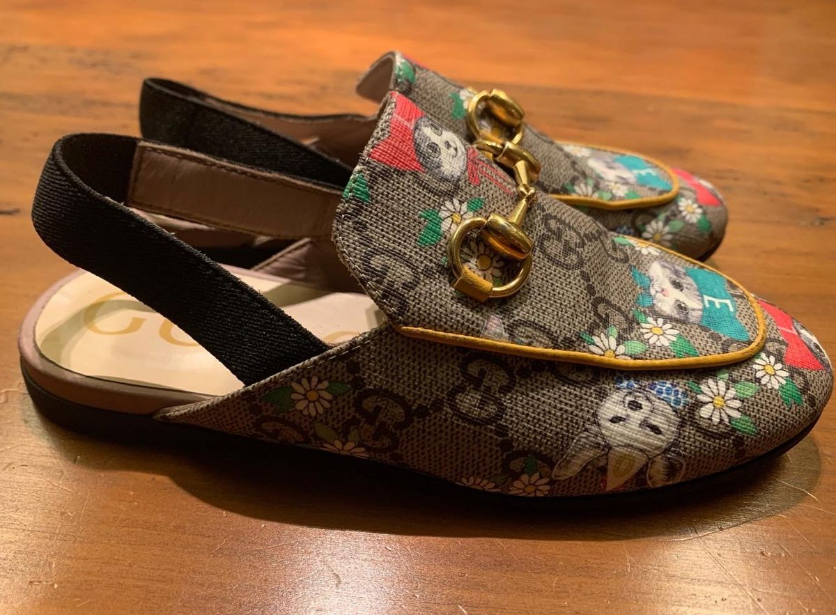 Kids store gucci mules