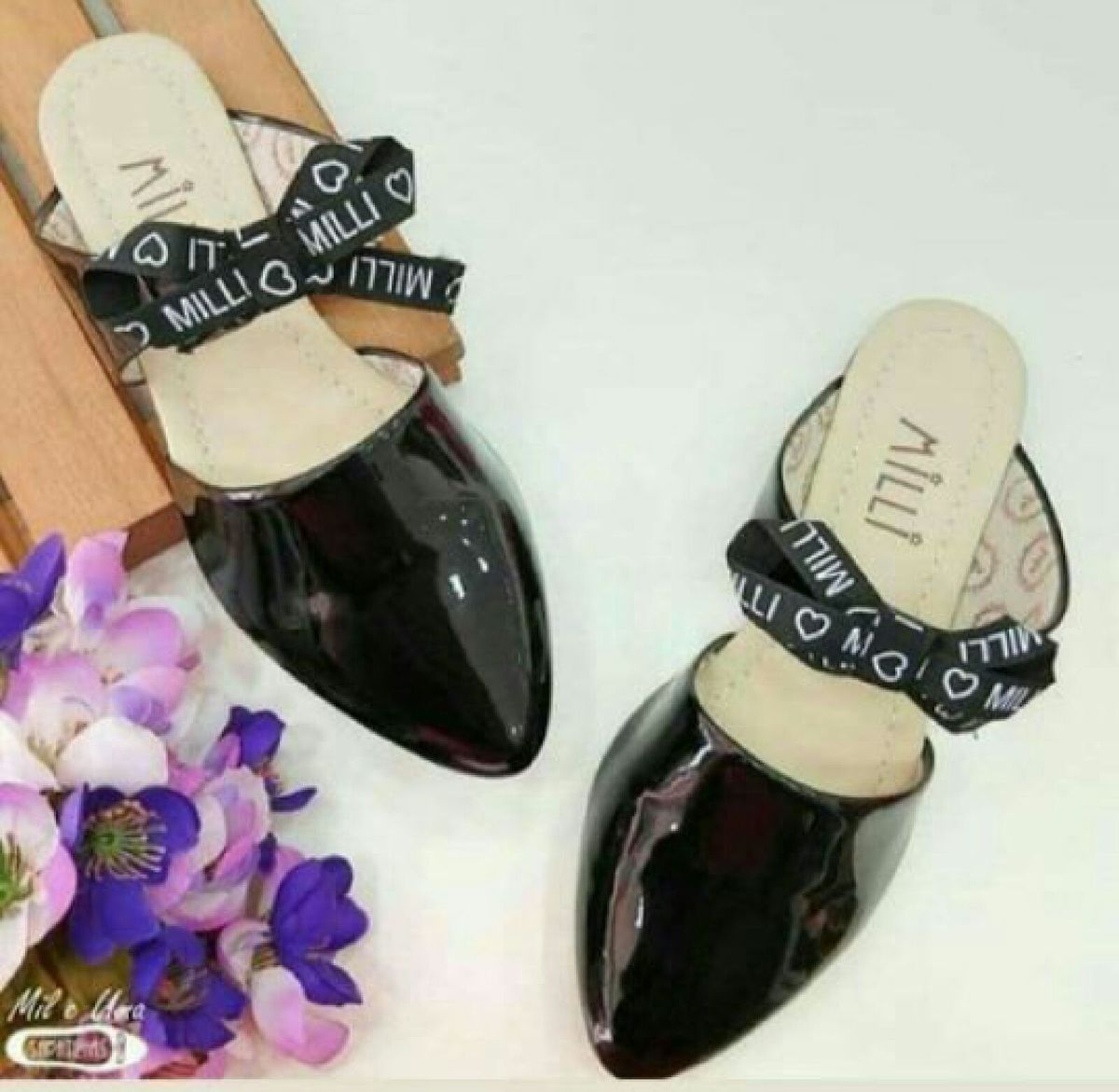 sapatilha mule milli