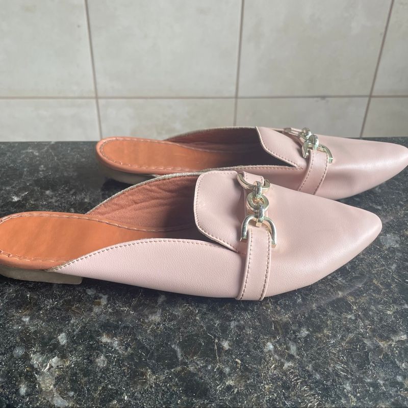 Mocassim aberto atras store feminino