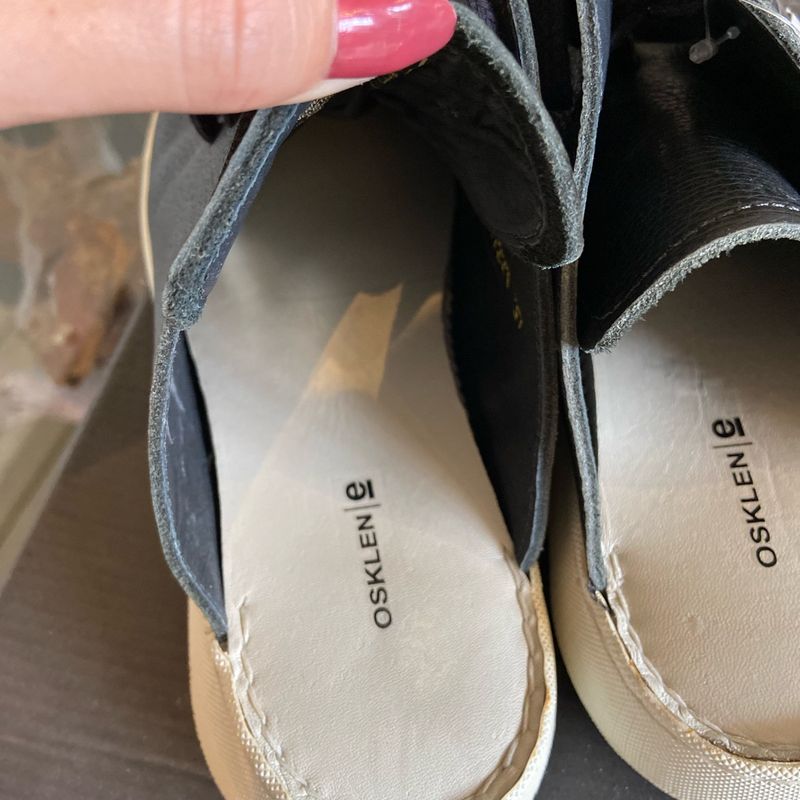 Mule Osklen Couro 37 Osklen Nunca Usado 100975663 enjoei