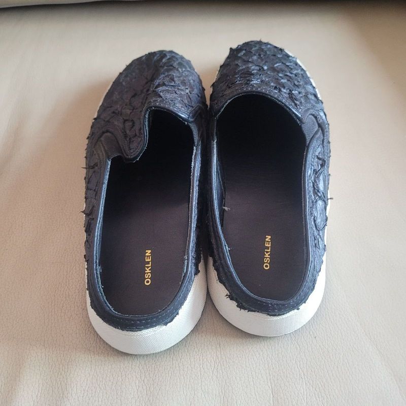 Mule Preto Osklen 38 Tenis Mule Preto Pirarucu Tenis Osklen