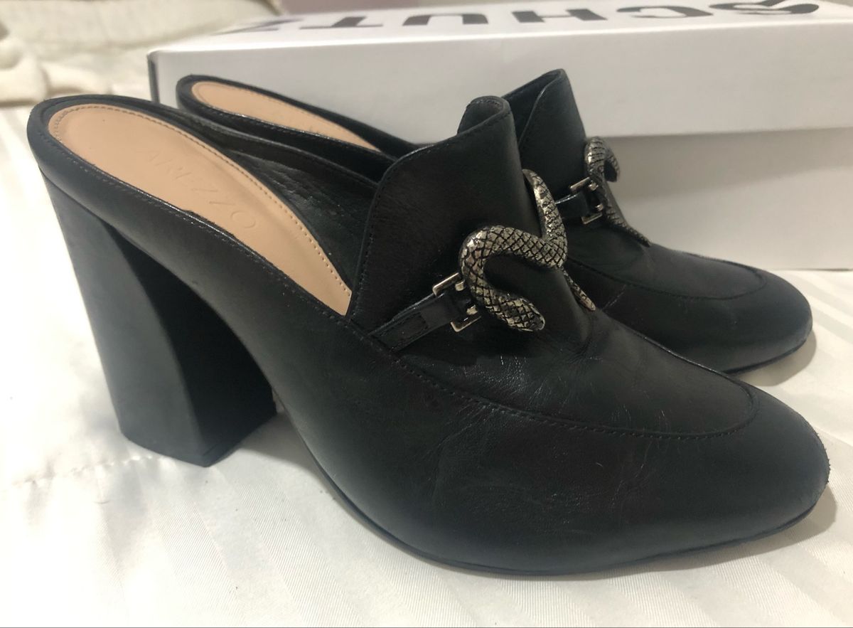 sapato derby preto