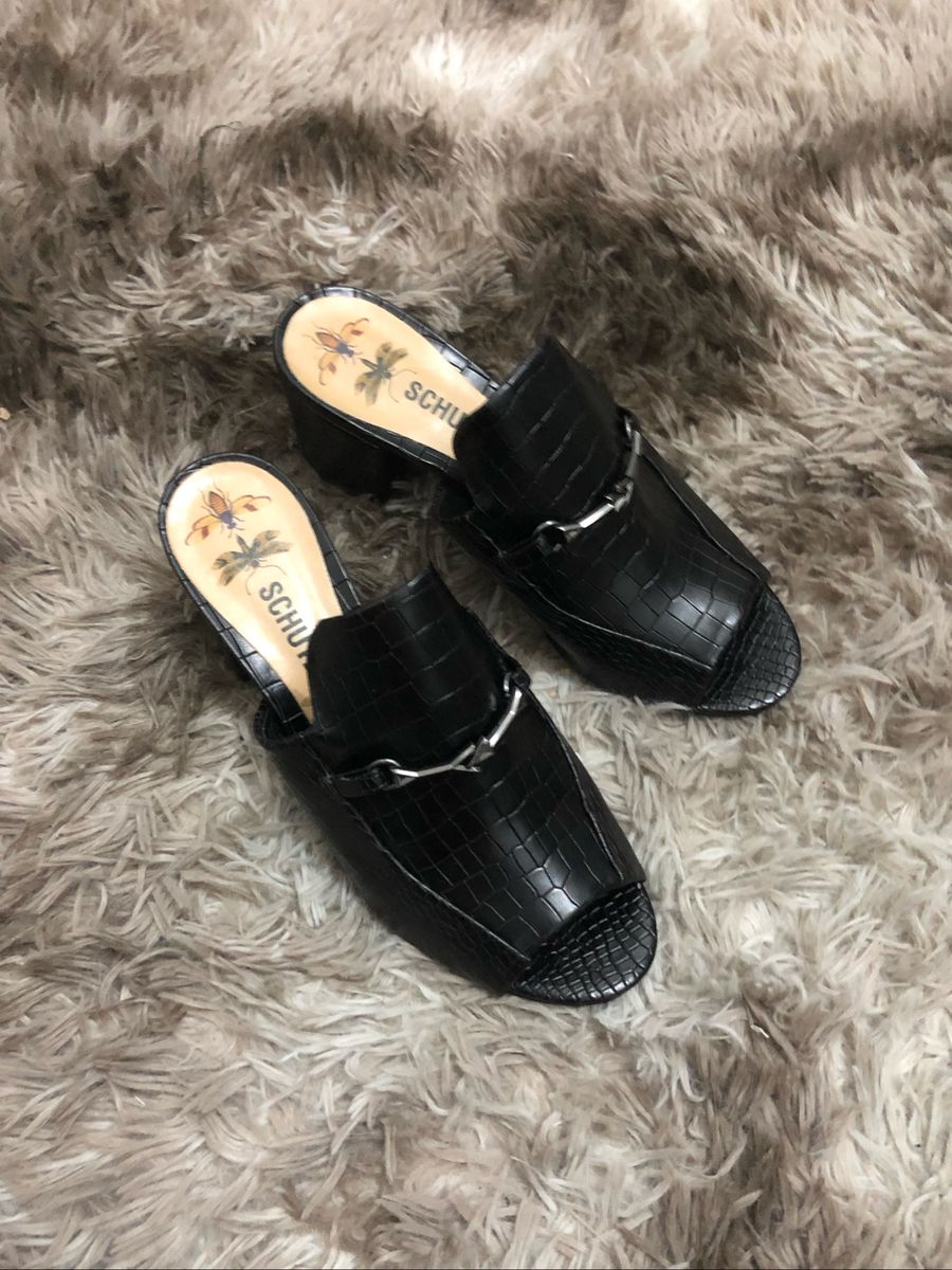 sapato mule schutz