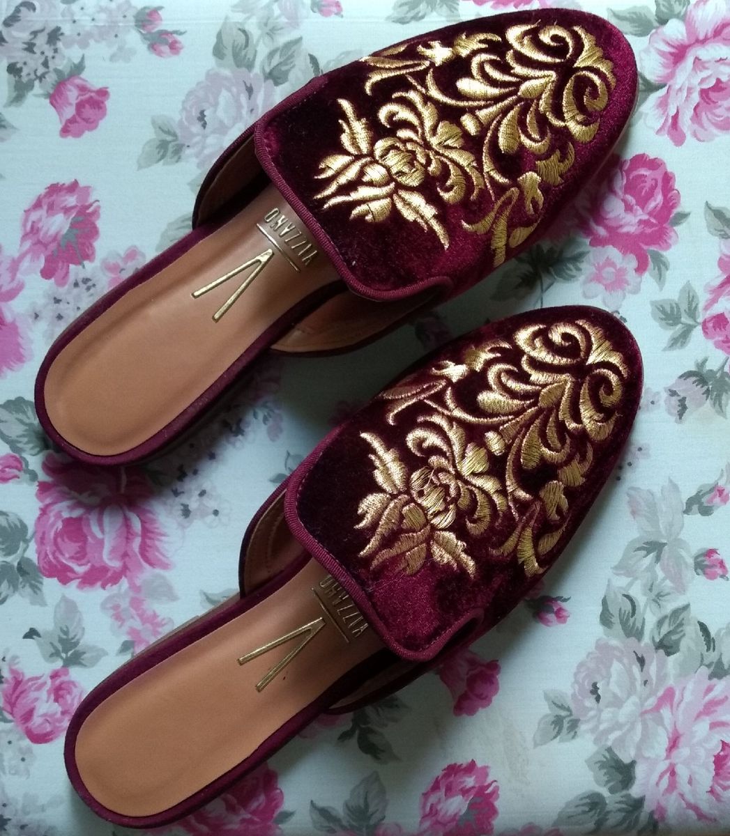 mule vizzano bordado