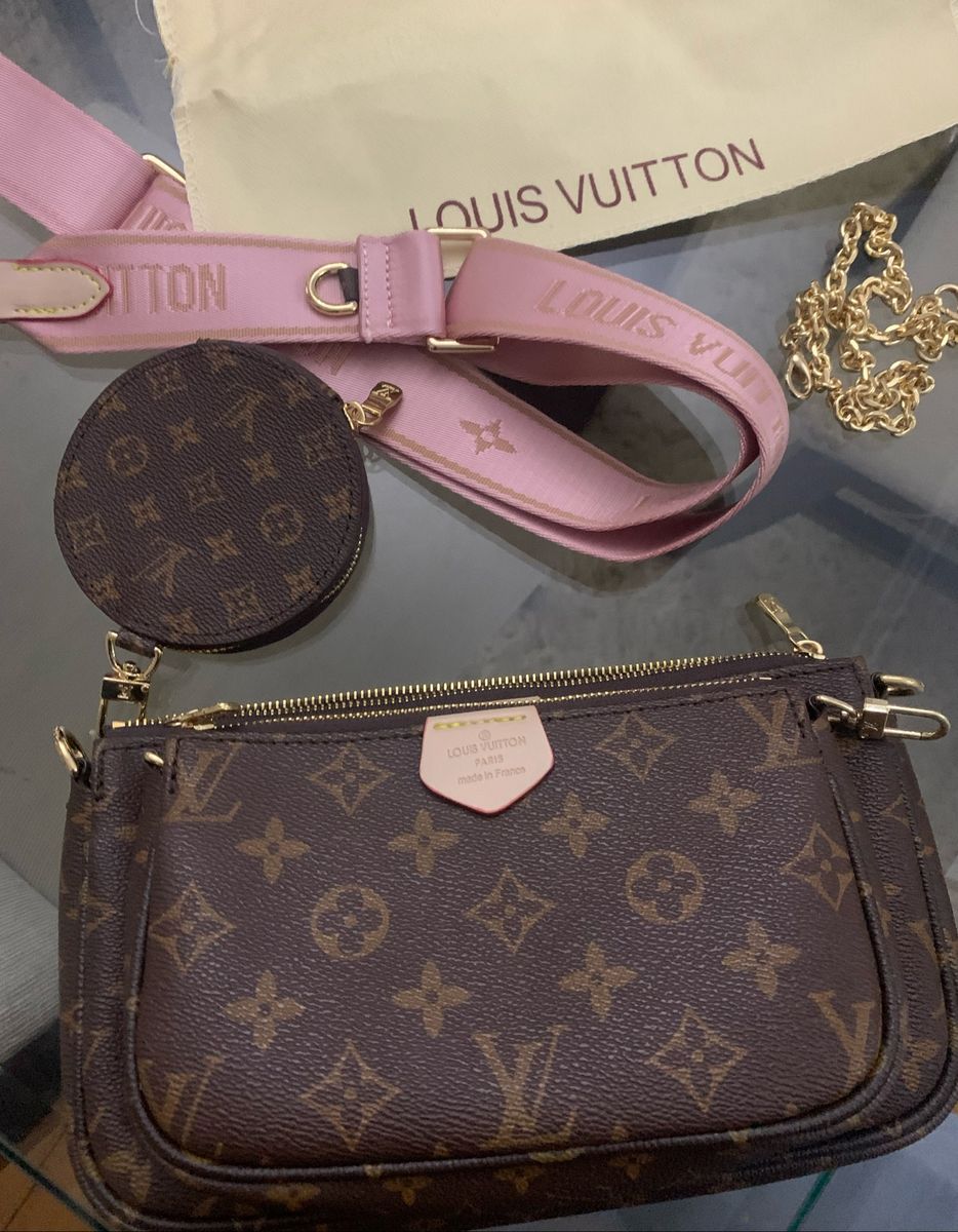 Multi Pochete Lv Alça Rosa | Bolsa de Ombro Feminina Louis Vuitton Nunca  Usado 37616149 | enjoei