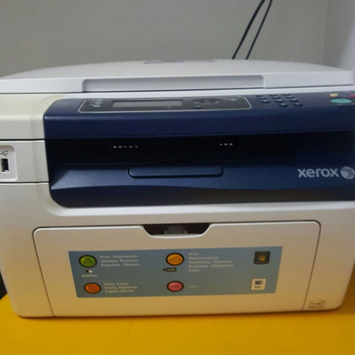 Xerox 3045 не сканирует на компьютер