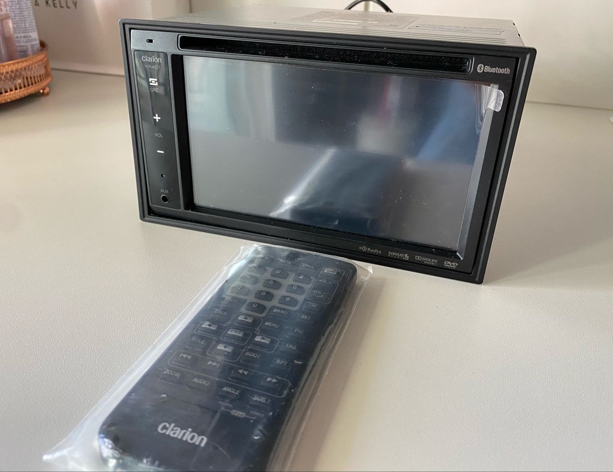 Multimídia Clarion Vx401 Cd Dvd Bluetooth TV e Display Clarion Nunca