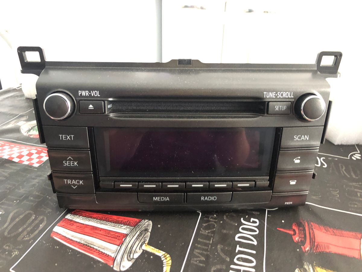 Multimidia Rádio/som/cd Player Toyota Rav4 12/14 Carro Toyota Nunca