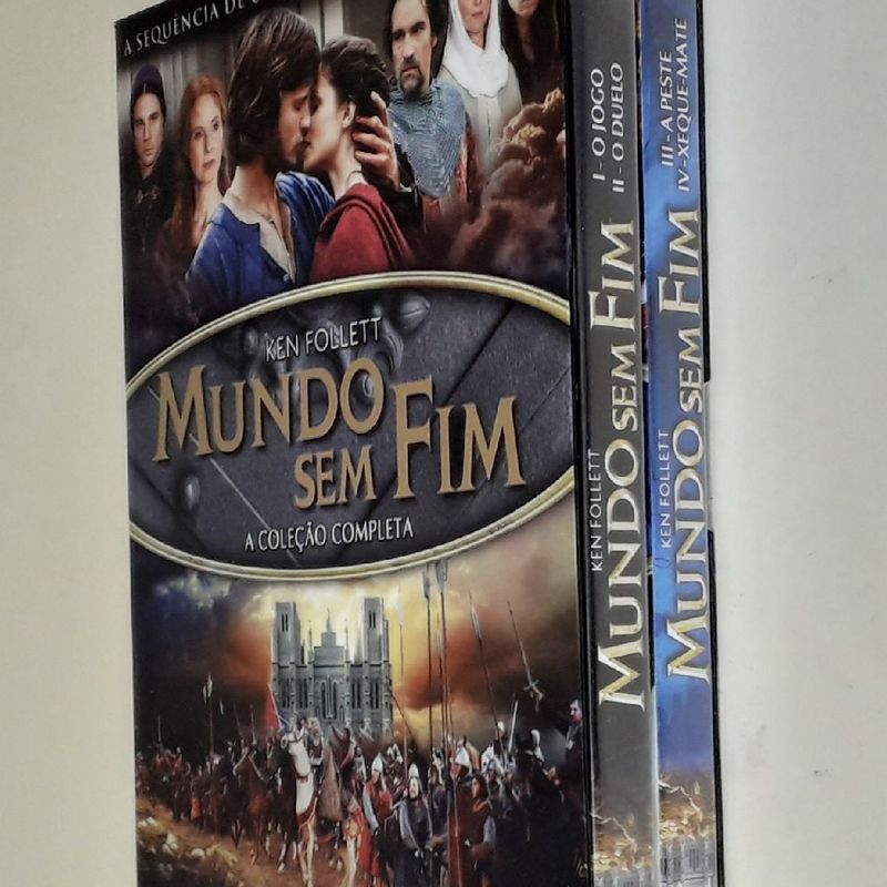 Mundo sem Fim Box Dvd Completa Continuação Saga Os Pilares da
