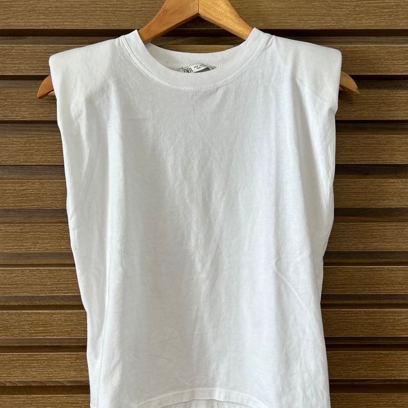 Muscle Tee Zara Blusa Feminina Zara Nunca Usado 93576144 enjoei