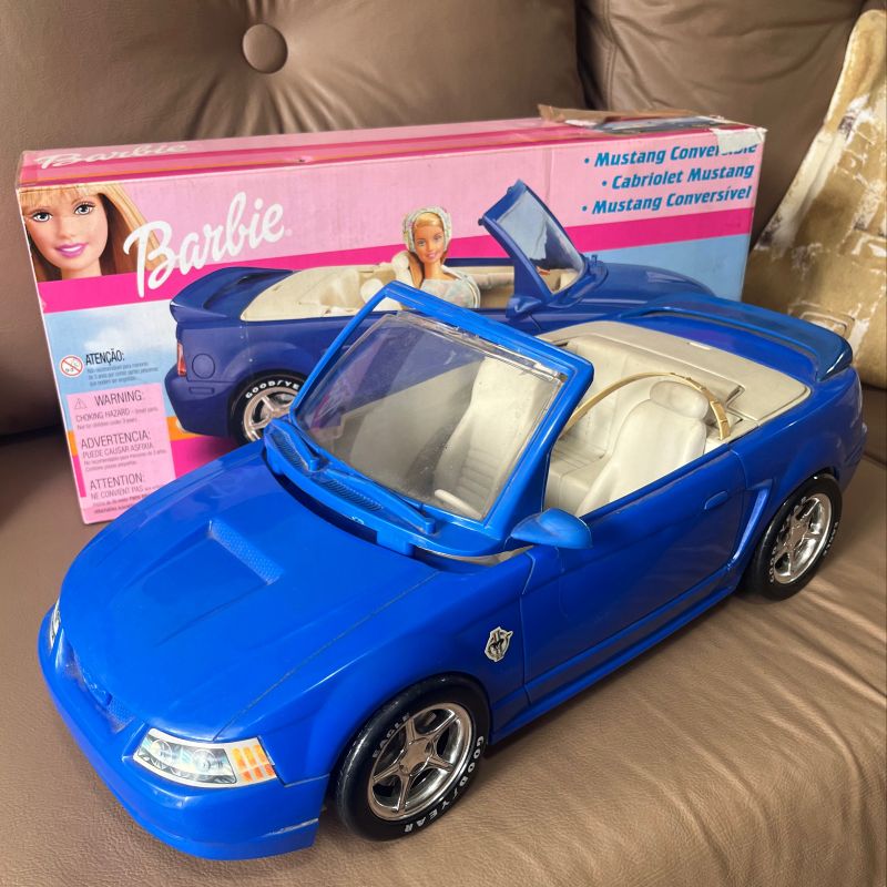 Barbie car hot sale mustang