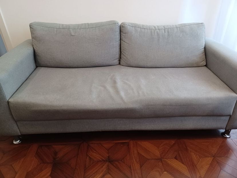 Muy Sofá 3 Lugares Tok Stok Mescla Cinza Claro (Retirada No Local - São  Paulo-Sp) | Sofá Tok&Stok Usado 78723135 | enjoei