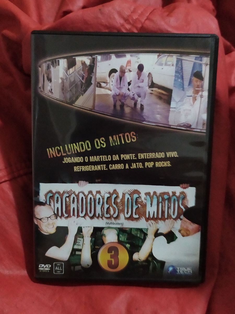 Mythbusters Caçadores de Mitos Volume 3 Filme e Série Dvd Usado 71751759 enjoei