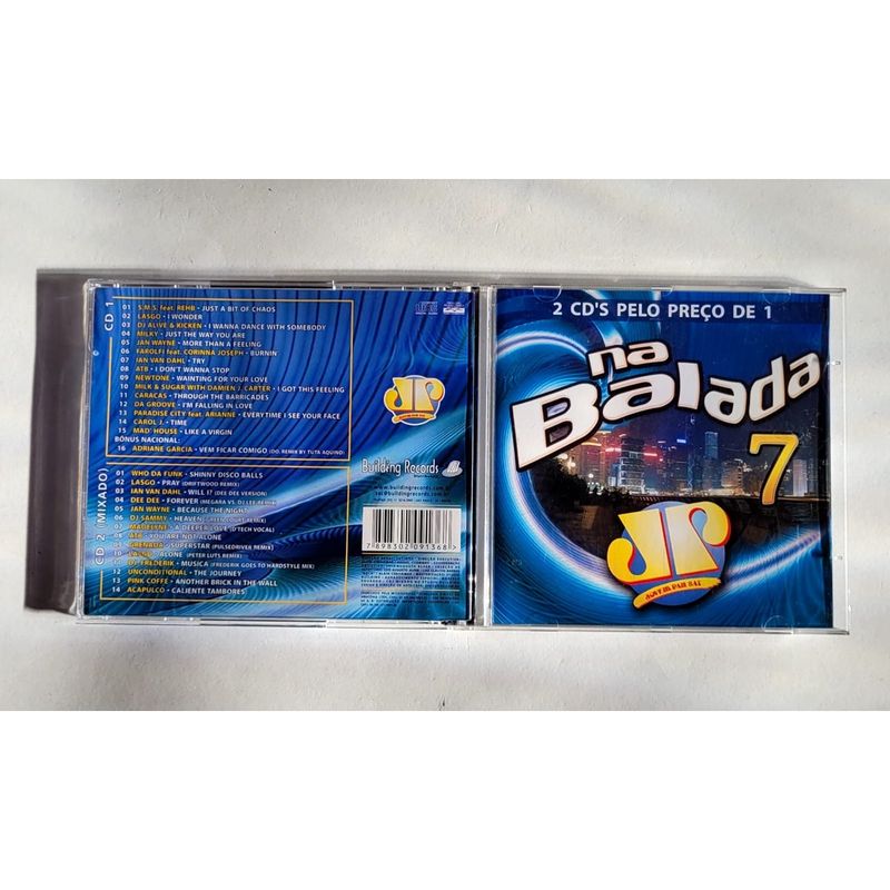 Cd Lote C/52 Eletronico Jovem Pan Novelas Balada Rock Vários