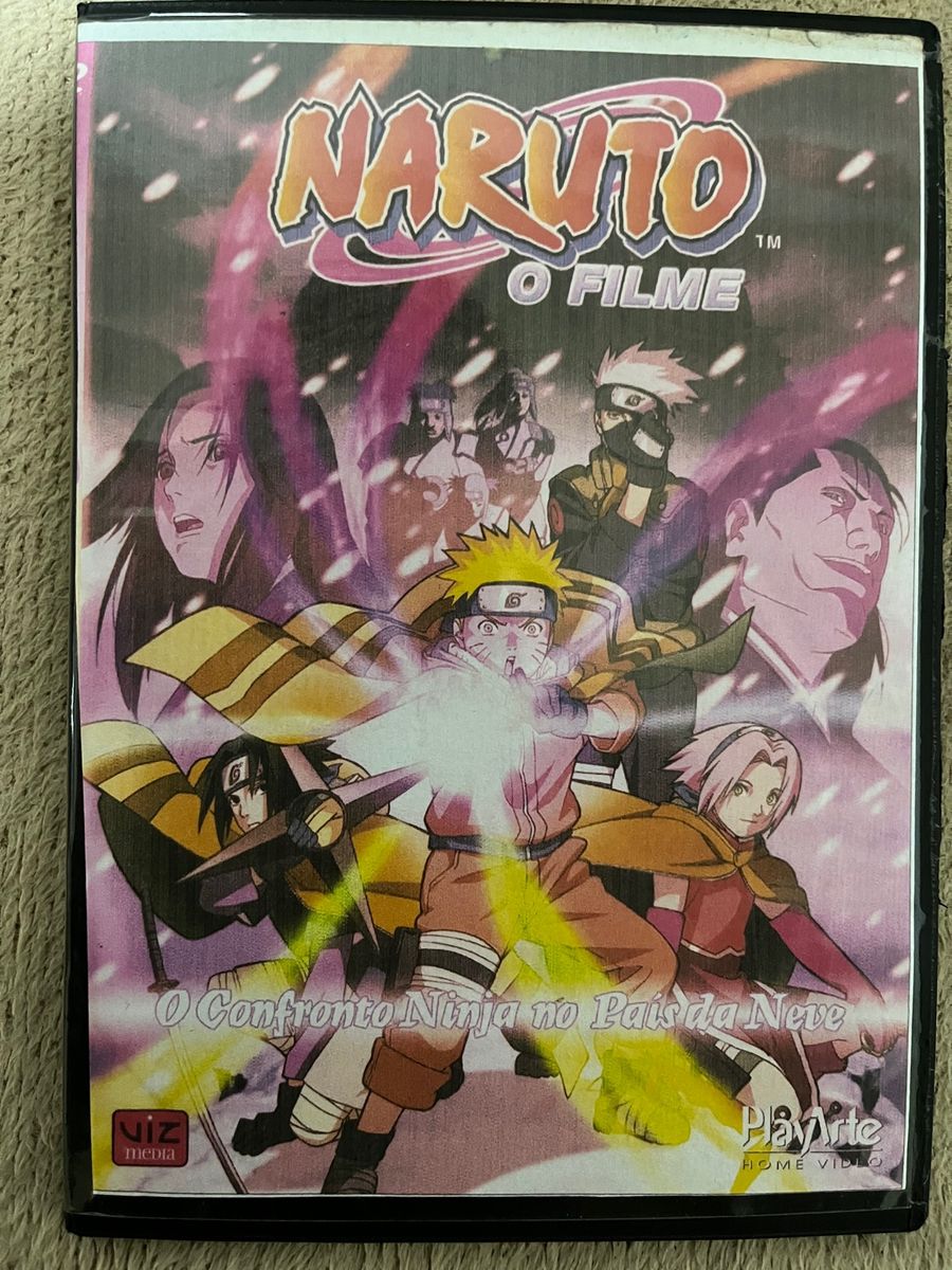 Naruto Filme O Confronto Ninja No País da Neve Dublado Dvd
