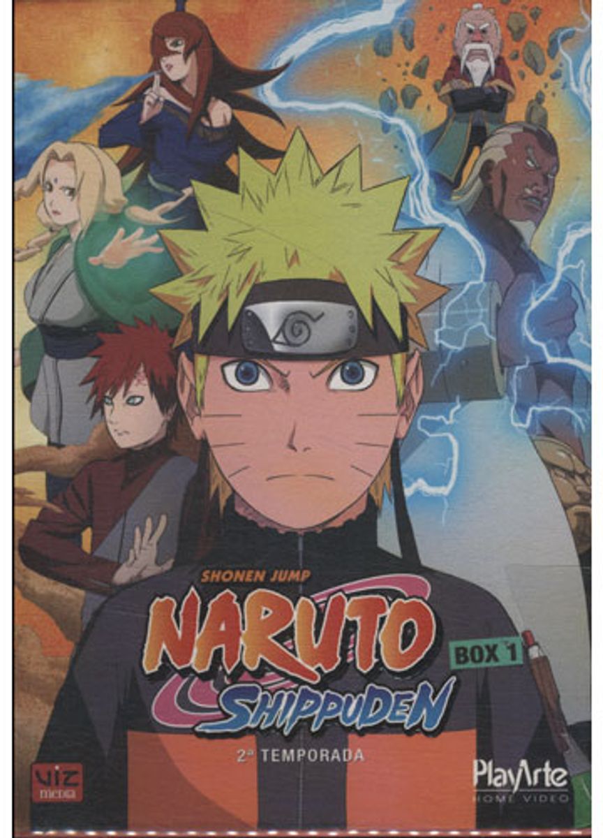 Dvd Naruto Shippuden Box 2 2ª Temporada 5 Discos em Promoção na