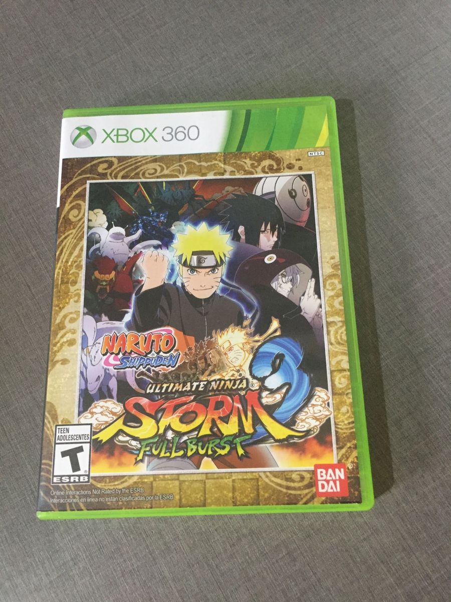 Naruto Shippuden Storm 3 Xbox 360 Seminovo Jogo De Videogame Xbox Usado Enjoei