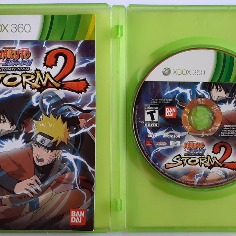 Naruto Shippuden Ultimate Ninja Storm 2 Xbox 360, Microsoft Usado 95905361🚯 Descubra a emoção