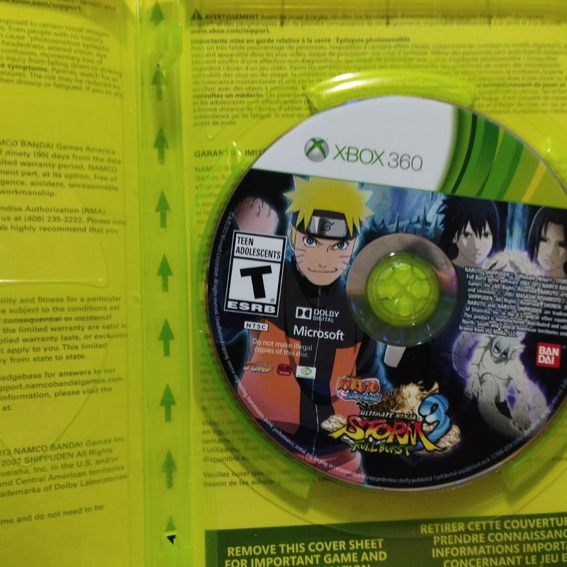 Jogo Xbox 360 Original Naruto Shippuden Ultimate Ninja Storm Revolution |  Jogo de Videogame Xbox Usado 35340379 | enjoei