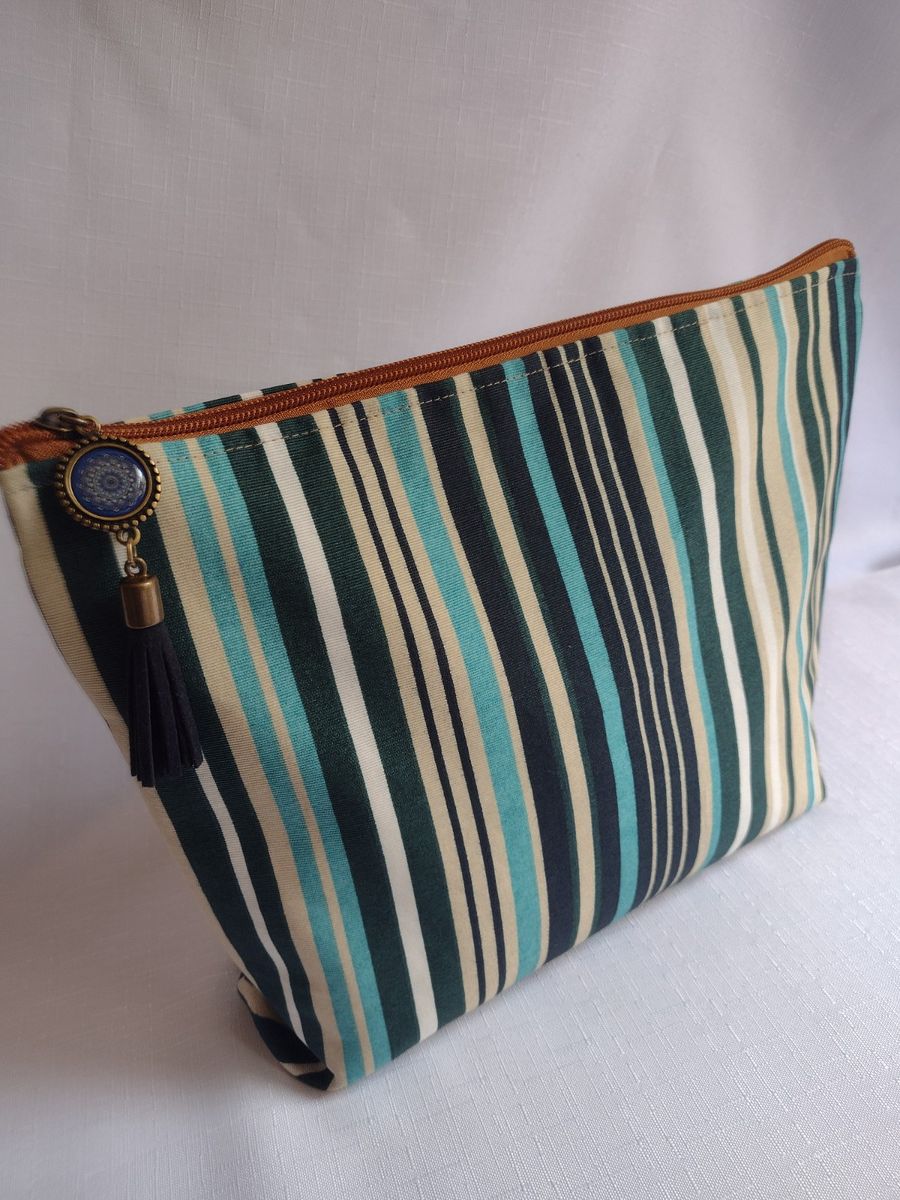 Necessaire Cotton Titane Striped