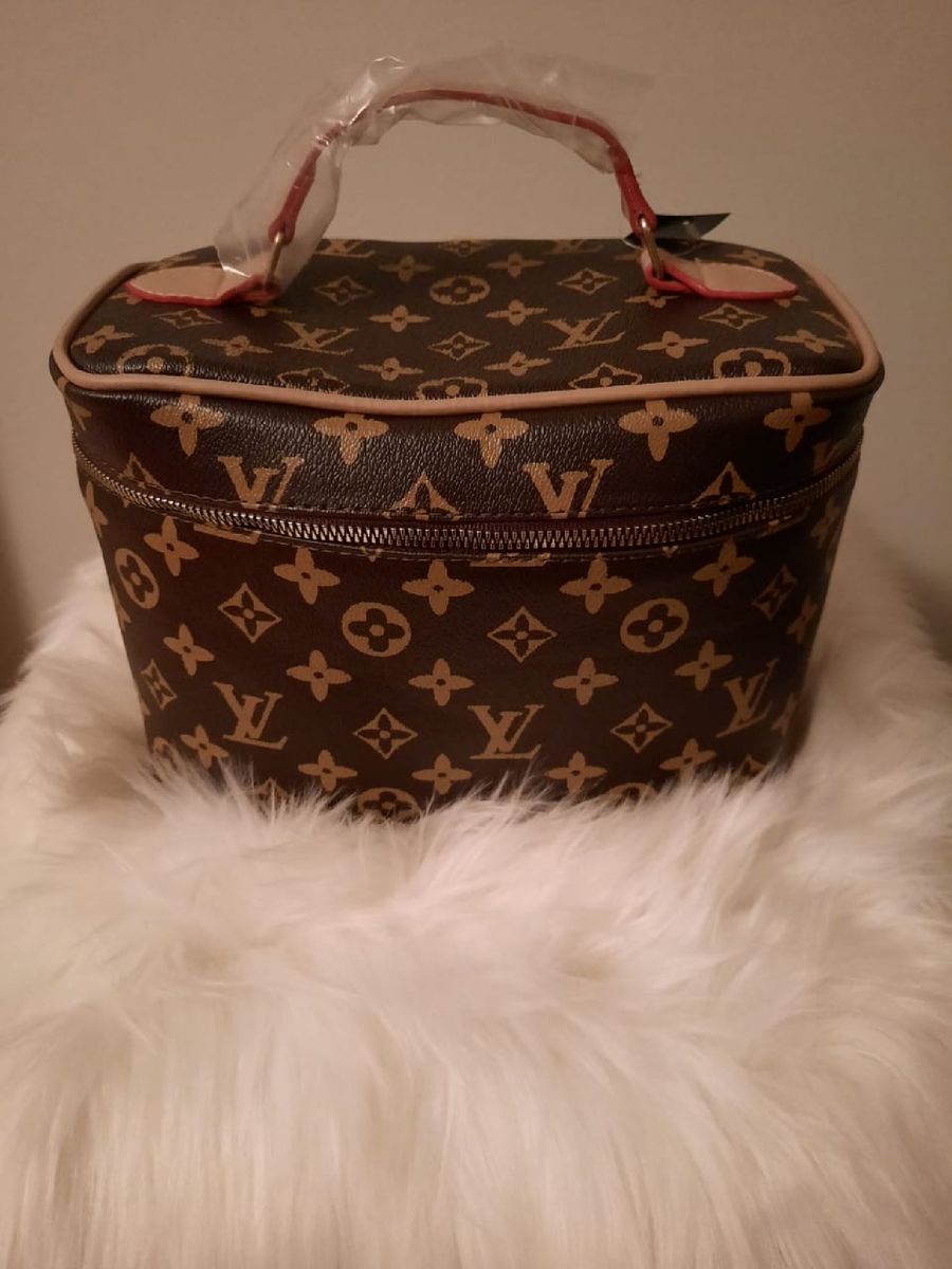 Necessaire Louis Vuitton / Bolsa de Mão / Porta Maquiagem / Masculina /  Feminina / FLOR / XADREZ